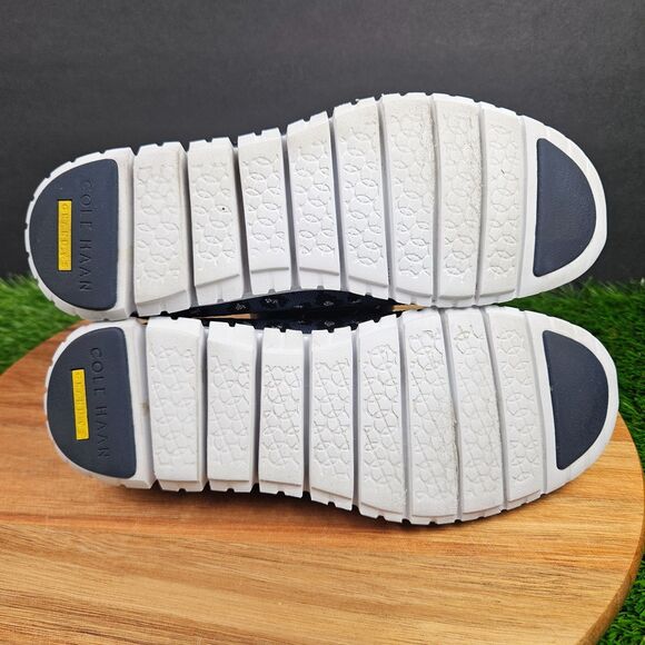 Cole Haan Zerogrand Stitchlite Women's Leopard Print Slip On Blue Flats Size 6.5 - Picture 10 of 11